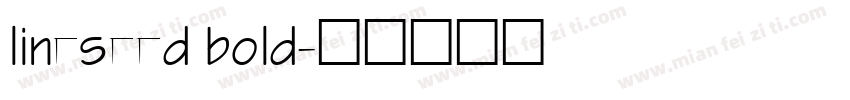lineseed bold字体转换